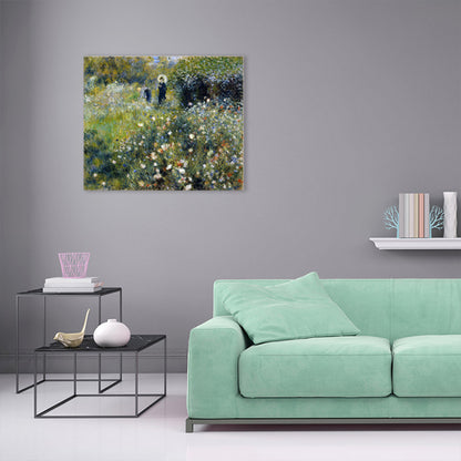 Oil Painting Impressionism Style Art Spring Outing Scene in Green, Multiple Sizes Green Clearhalo 'Arts' 'Canvas Art' 1726624