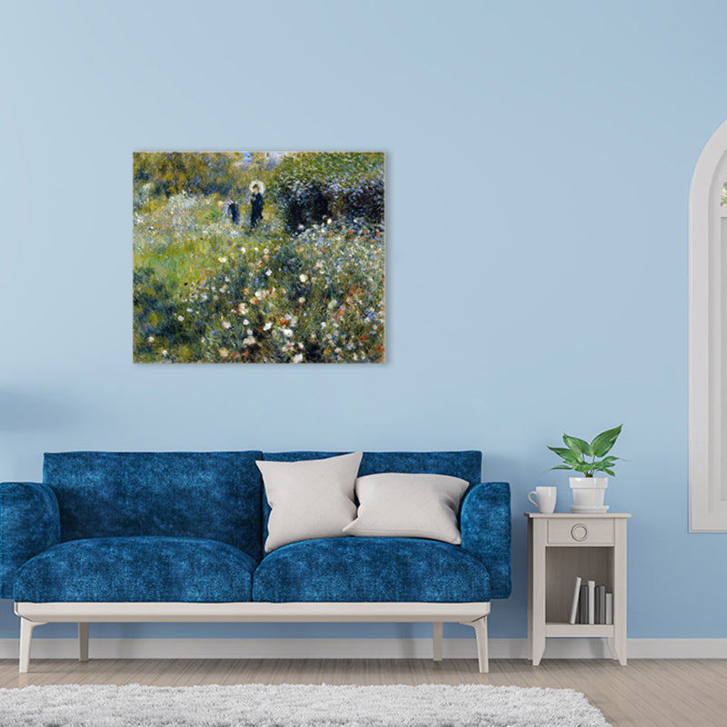 Oil Painting Impressionism Style Art Spring Outing Scene in Green, Multiple Sizes Clearhalo 'Arts' 'Canvas Art' 1726625