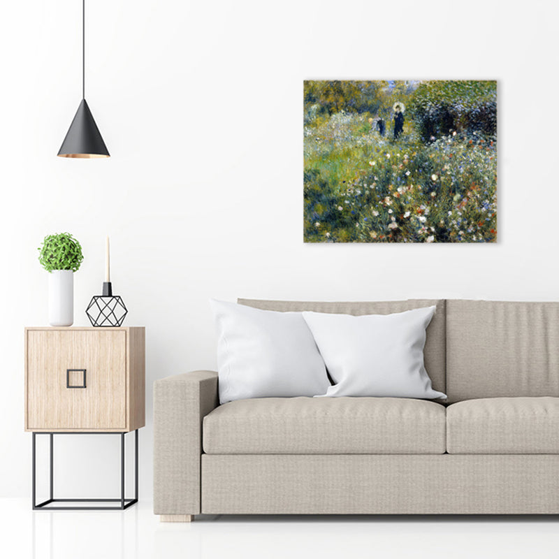 Oil Painting Impressionism Style Art Spring Outing Scene in Green, Multiple Sizes Clearhalo 'Arts' 'Canvas Art' 1726626