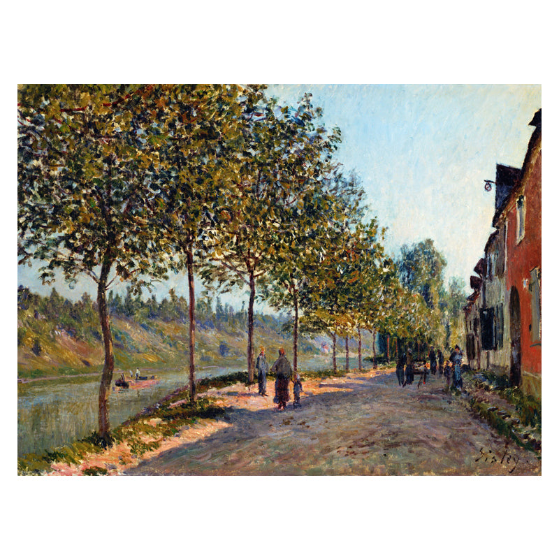 Impressionism Natural Scene Canvas Art Light Color Bedroom Painting, Multiple Sizes