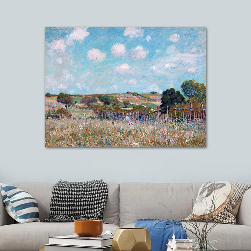 Impressionism Natural Scene Canvas Art Light Color Bedroom Painting, Multiple Sizes Clearhalo 'Arts' 'Canvas Art' 1726665