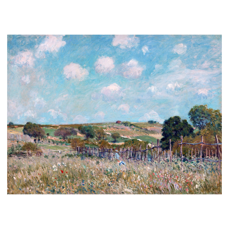 Impressionism Natural Scene Canvas Art Light Color Bedroom Painting, Multiple Sizes Clearhalo 'Arts' 'Canvas Art' 1726666
