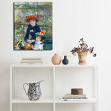 Canvas Textured Art Print Impressionism Style Piano and Girl Painting, Multiple Sizes Clearhalo 'Arts' 'Canvas Art' 1726669