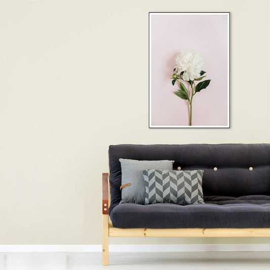 Pink Flower Blossom Painting Textured Wall Art Print for Bedroom, Multiple Sizes Clearhalo 'Art Gallery' 'Canvas Art' 'Contemporary Art Gallery' 'Modern' Arts' 1726679