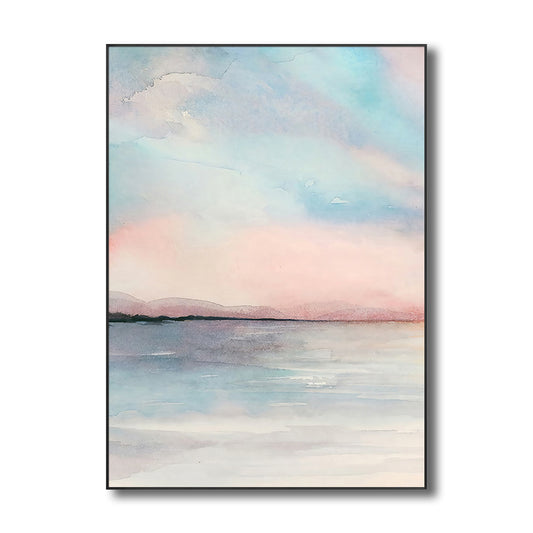 Modern Natural Landscape Wall Decor Canvas Textured Soft Color Art for Living Room Clearhalo 'Art Gallery' 'Canvas Art' 'Contemporary Art Gallery' 'Modern' Arts' 1726740