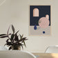 Potting and Geometry Wall Decor in Pastel Color Nordic Style Canvas for Living Room Clearhalo 'Arts' 'Canvas Art' 1726791