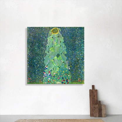 Textured Sunflower and Anthemy Art French Rustic Style Canvas Painting, Multiple Sizes Green Clearhalo 'Arts' 'Canvas Art' 1726908