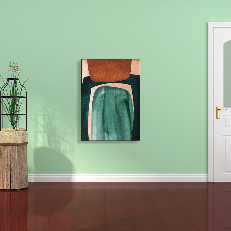 Modern Newfangled Abstract Art Green Kitchen Backsplash Canvas, Multiple Sizes Options Clearhalo 'Art Gallery' 'Canvas Art' 'Contemporary Art Gallery' 'Modern' Arts' 1726917