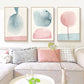 Scandinavian Abstract Canvas Boys Room Wall Decor in Pastel Color, Multiple Sizes Clearhalo 'Arts' 'Canvas Art' 1727030