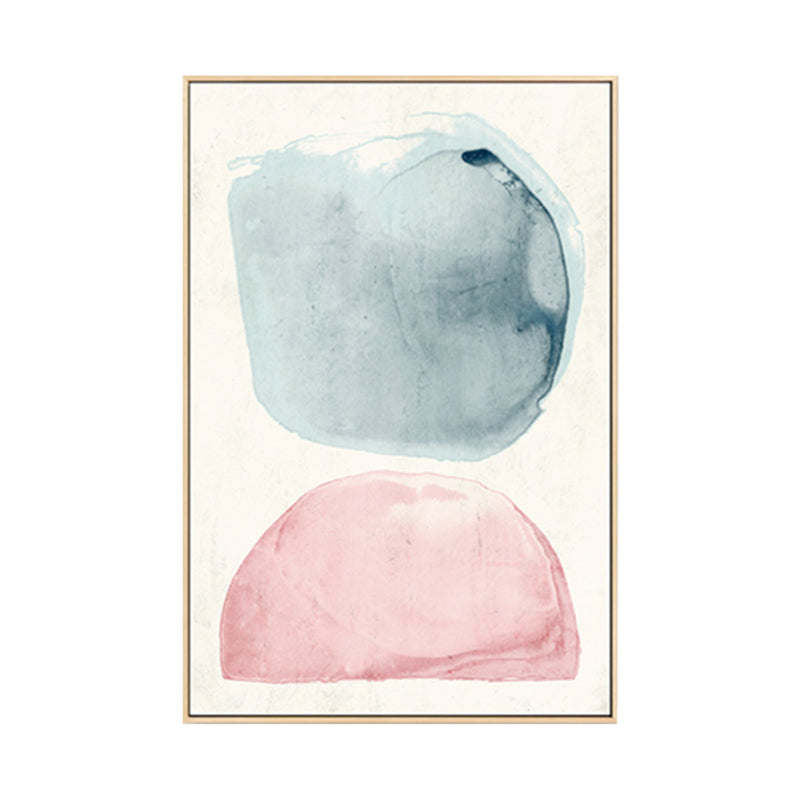 Scandinavian Abstract Canvas Boys Room Wall Decor in Pastel Color, Multiple Sizes Clearhalo 'Arts' 'Canvas Art' 1727033