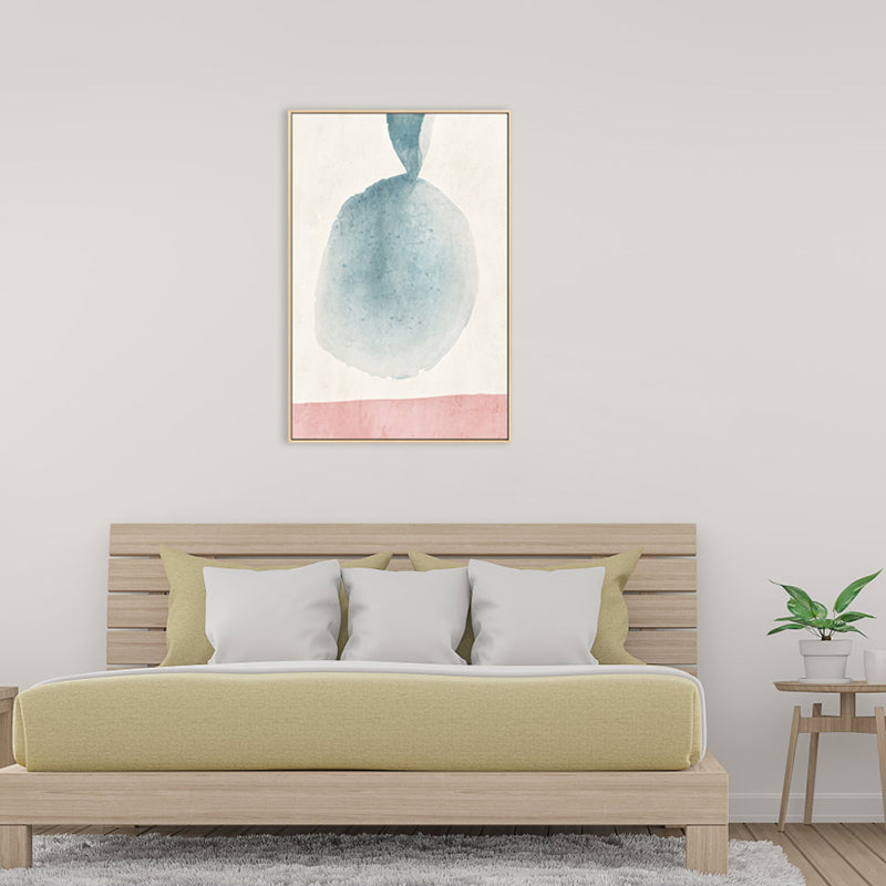 Scandinavian Abstract Canvas Boys Room Wall Decor in Pastel Color, Multiple Sizes Clearhalo 'Arts' 'Canvas Art' 1727040