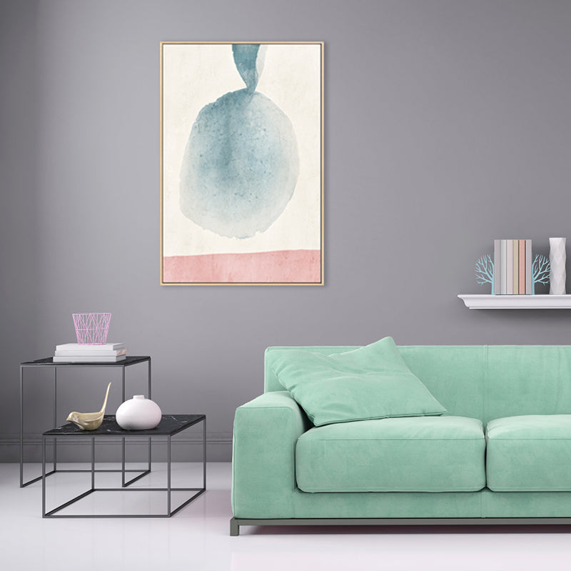 Scandinavian Abstract Canvas Boys Room Wall Decor in Pastel Color, Multiple Sizes Clearhalo 'Arts' 'Canvas Art' 1727041