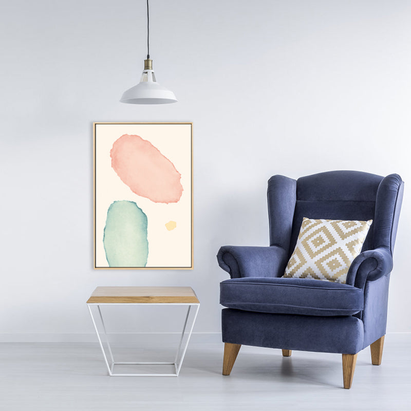 Scandinavian Abstract Canvas Boys Room Wall Decor in Pastel Color, Multiple Sizes Clearhalo 'Arts' 'Canvas Art' 1727044