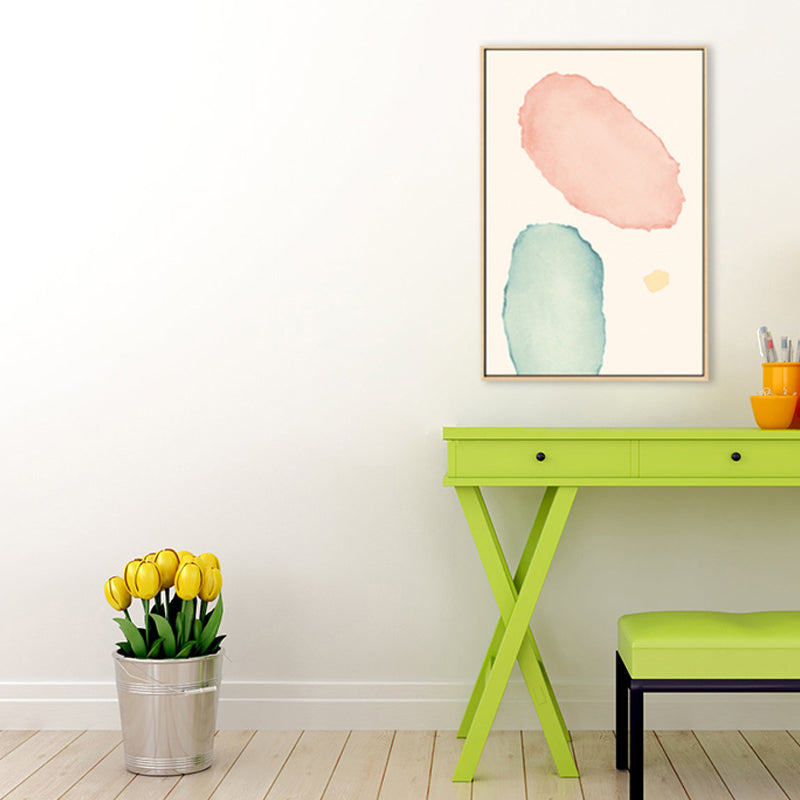 Scandinavian Abstract Canvas Boys Room Wall Decor in Pastel Color, Multiple Sizes Clearhalo 'Arts' 'Canvas Art' 1727045