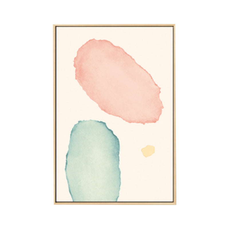 Scandinavian Abstract Canvas Boys Room Wall Decor in Pastel Color, Multiple Sizes Clearhalo 'Arts' 'Canvas Art' 1727046