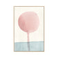 Scandinavian Abstract Canvas Boys Room Wall Decor in Pastel Color, Multiple Sizes Clearhalo 'Arts' 'Canvas Art' 1727050