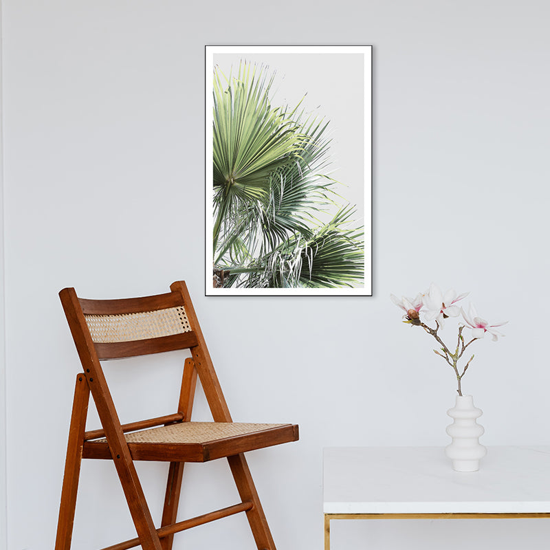 Light Color Tropical Art Print Botanical Wrapped Canvas for Kitchen, Multiple Sizes Clearhalo 'Art Gallery' 'Canvas Art' 'Coastal Art Gallery' 'Tropical' Arts' 1727103