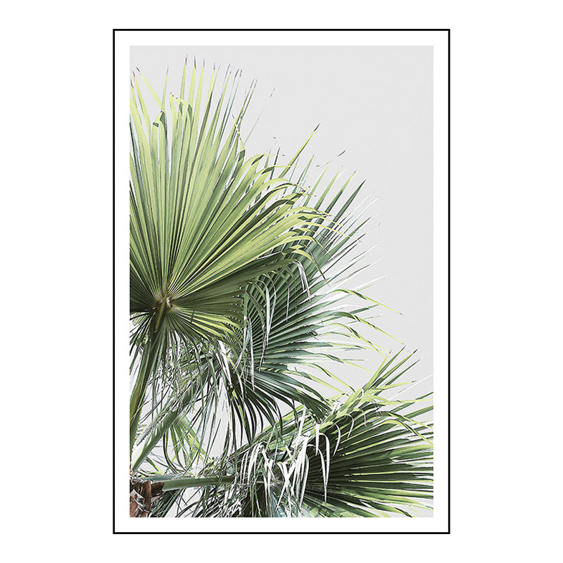 Light Color Tropical Art Print Botanical Wrapped Canvas for Kitchen, Multiple Sizes Clearhalo 'Art Gallery' 'Canvas Art' 'Coastal Art Gallery' 'Tropical' Arts' 1727104