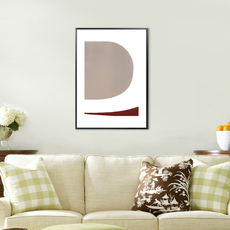 Canvas Soft Color Art Scandinavian Style Abstract Painting, Multiple Sizes Options Clearhalo 'Arts' 'Canvas Art' 1727185