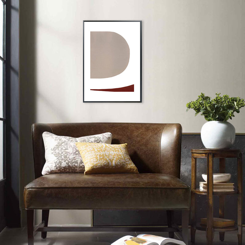 Canvas Soft Color Art Scandinavian Style Abstract Painting, Multiple Sizes Options Clearhalo 'Arts' 'Canvas Art' 1727186