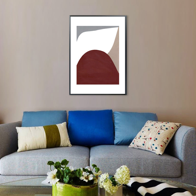 Canvas Soft Color Art Scandinavian Style Abstract Painting, Multiple Sizes Options Clearhalo 'Arts' 'Canvas Art' 1727189