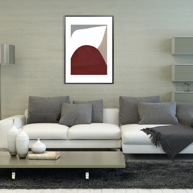 Canvas Soft Color Art Scandinavian Style Abstract Painting, Multiple Sizes Options