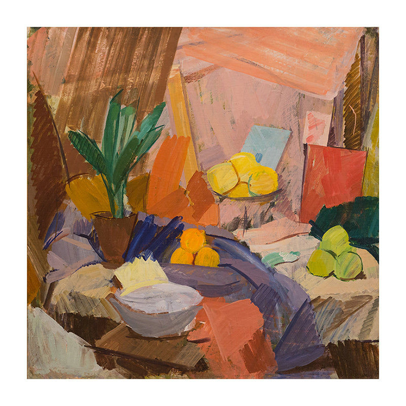 Light Color Still-Life Canvas Art Impressionism Textured Wall Decor for Living Room Clearhalo 'Arts' 'Canvas Art' 1727311