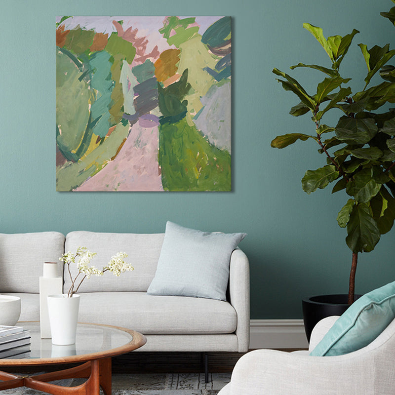 Light Color Still-Life Canvas Art Impressionism Textured Wall Decor for Living Room Green Clearhalo 'Arts' 'Canvas Art' 1727312