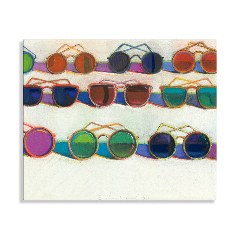 Sunglasses Canvas for Bathroom Oil Painting Wall Art Print, Multiple Sizes Options Clearhalo 'Art Gallery' 'Canvas Art' 'Traditional' Arts' 1727341