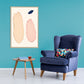 Nordic Abstract Pattern Wall Decor Canvas Textured Soft Color Painting for Guest Room Orange Clearhalo 'Arts' 'Canvas Art' 1727446