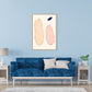 Nordic Abstract Pattern Wall Decor Canvas Textured Soft Color Painting for Guest Room Clearhalo 'Arts' 'Canvas Art' 1727447