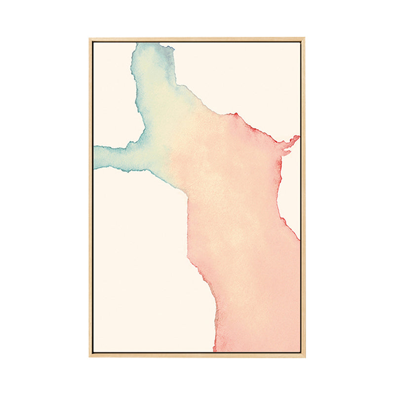 Nordic Abstract Pattern Wall Decor Canvas Textured Soft Color Painting for Guest Room Clearhalo 'Arts' 'Canvas Art' 1727453