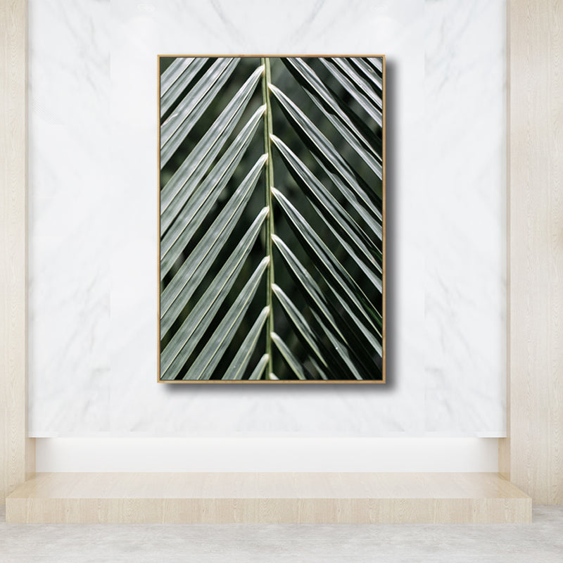 Canvas Textured Art Contemporary Style Botanical Leaves Wall Decor, Multiple Sizes Clearhalo 'Art Gallery' 'Canvas Art' 'Contemporary Art Gallery' 'Modern' Arts' 1727521