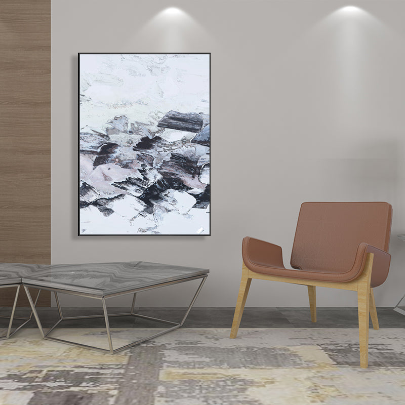 Canvas Textured Painting Modern Style Abstract Pattern Wall Art Decor, Multiple Sizes Clearhalo 'Art Gallery' 'Canvas Art' 'Contemporary Art Gallery' 'Modern' Arts' 1727614