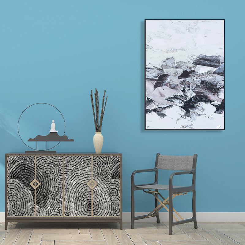 Canvas Textured Painting Modern Style Abstract Pattern Wall Art Decor, Multiple Sizes Clearhalo 'Art Gallery' 'Canvas Art' 'Contemporary Art Gallery' 'Modern' Arts' 1727615