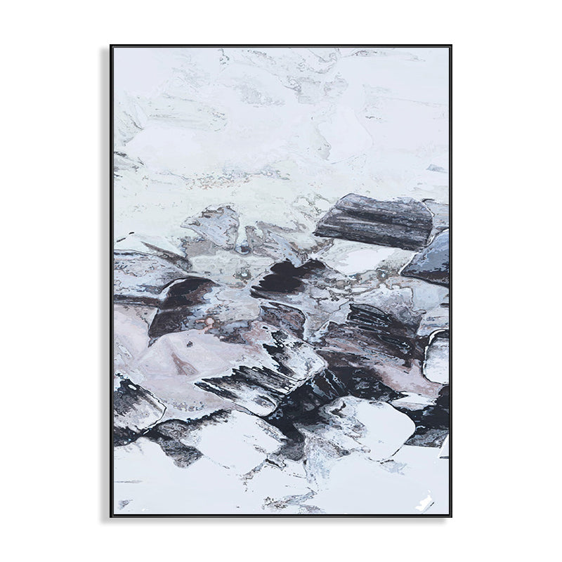 Canvas Textured Painting Modern Style Abstract Pattern Wall Art Decor, Multiple Sizes Clearhalo 'Art Gallery' 'Canvas Art' 'Contemporary Art Gallery' 'Modern' Arts' 1727616