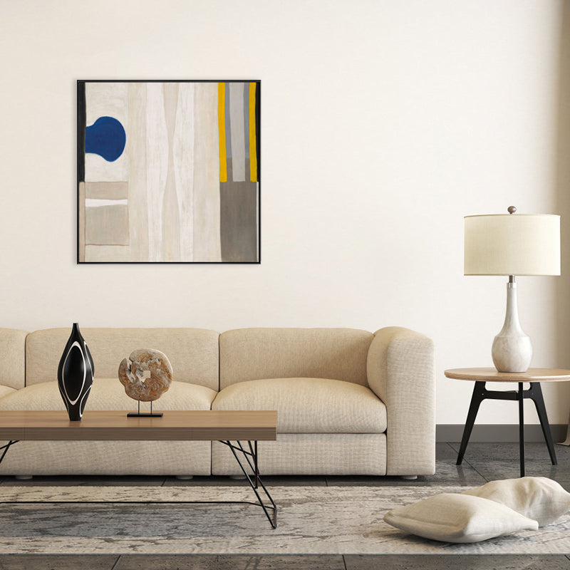 Nordic Style Dinnerware Painting Pastel Color Textured Wall Art Decor for Playroom Clearhalo 'Arts' 'Canvas Art' 1727673