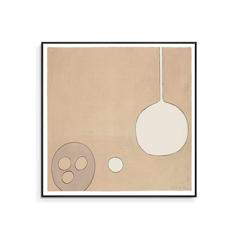 Nordic Style Dinnerware Painting Pastel Color Textured Wall Art Decor for Playroom Clearhalo 'Arts' 'Canvas Art' 1727681