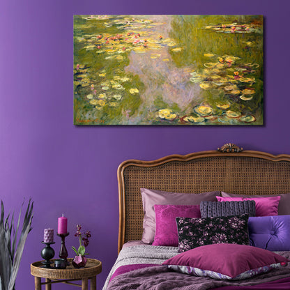 Light Color Riverside View Canvas Impressionism Textured Wall Art Print for Living Room Green Clearhalo 'Arts' 'Canvas Art' 1727700