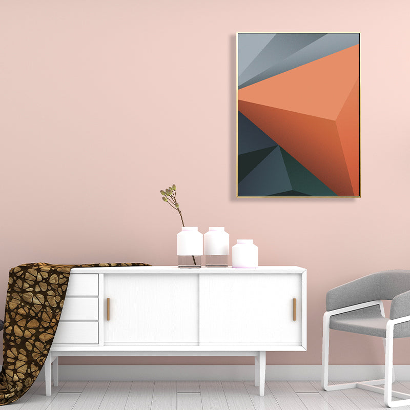 Soft Color Diamond Pattern Art Multi-Piece Canvas for Bedroom, Multiple Sizes Options Clearhalo 'Art Gallery' 'Canvas Art' 'Contemporary Art Gallery' 'Modern' Arts' 1727741