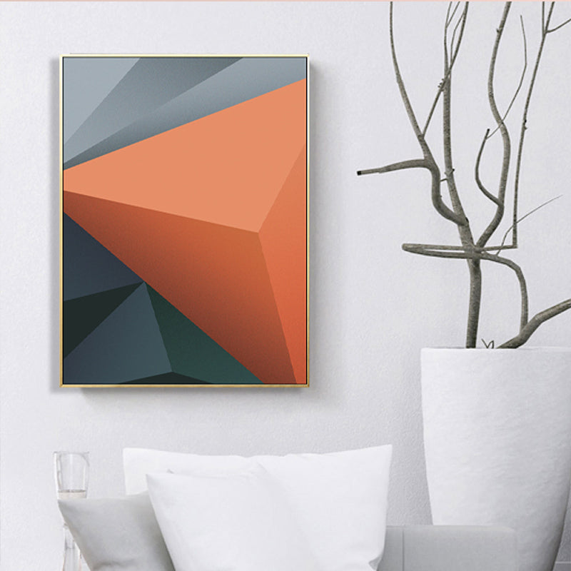 Soft Color Diamond Pattern Art Multi-Piece Canvas for Bedroom, Multiple Sizes Options Clearhalo 'Art Gallery' 'Canvas Art' 'Contemporary Art Gallery' 'Modern' Arts' 1727742