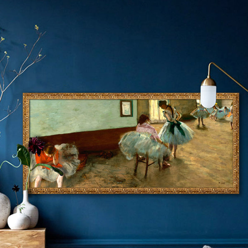 Impressionism Ballet Girls Art Canvas Soft Color Dancing Wall Decor, Multiple Sizes Clearhalo 'Arts' 'Canvas Art' 1727880