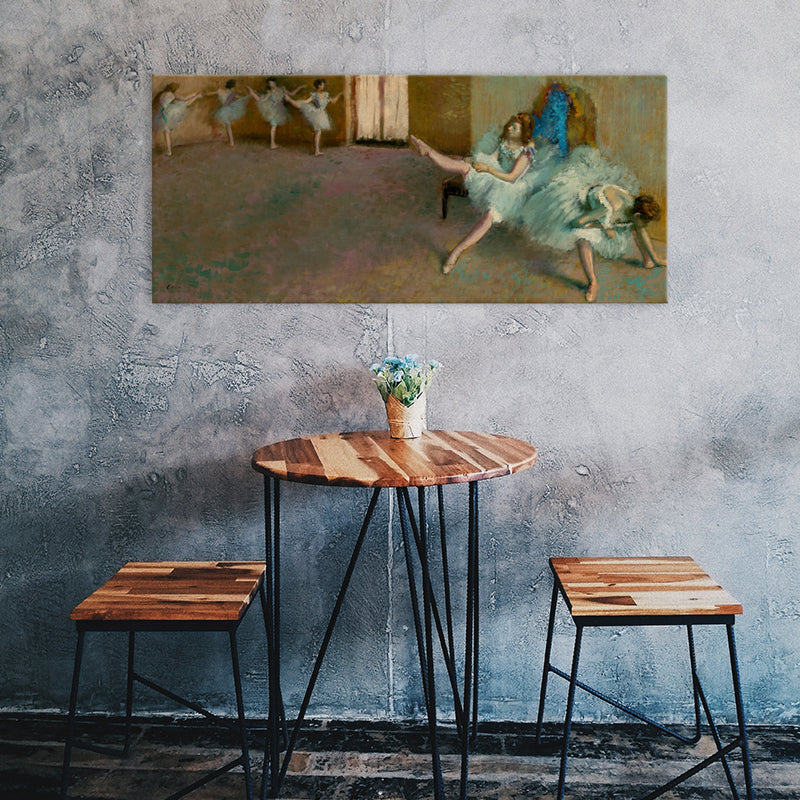Impressionism Ballet Girls Art Canvas Soft Color Dancing Wall Decor, Multiple Sizes Clearhalo 'Arts' 'Canvas Art' 1727886