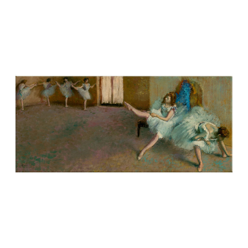 Impressionism Ballet Girls Art Canvas Soft Color Dancing Wall Decor, Multiple Sizes Clearhalo 'Arts' 'Canvas Art' 1727888