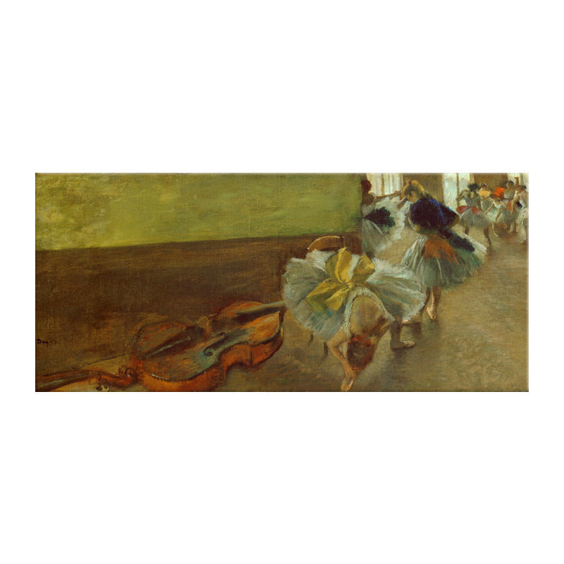 Impressionism Ballet Girls Art Canvas Soft Color Dancing Wall Decor, Multiple Sizes Clearhalo 'Arts' 'Canvas Art' 1727892