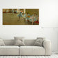 Impressionism Ballet Girls Art Canvas Soft Color Dancing Wall Decor, Multiple Sizes Light Brown Clearhalo 'Arts' 'Canvas Art' 1727893