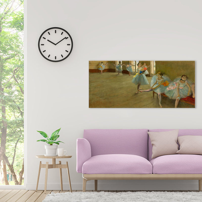 Impressionism Ballet Girls Art Canvas Soft Color Dancing Wall Decor, Multiple Sizes Clearhalo 'Arts' 'Canvas Art' 1727894