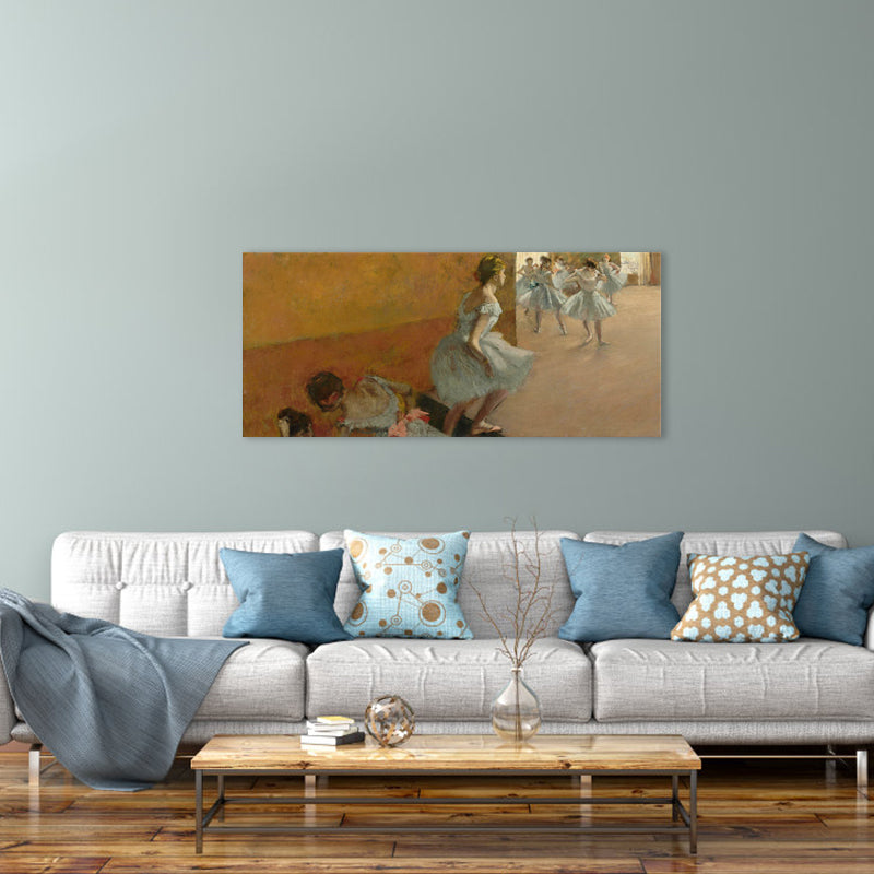 Impressionism Ballet Girls Art Canvas Soft Color Dancing Wall Decor, Multiple Sizes Clearhalo 'Arts' 'Canvas Art' 1727898