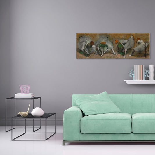 Ballet Girls Oil Painting Art Impressionism Style Canvas Wall Print, Multiple Sizes Clearhalo 'Arts' 'Canvas Art' 1727998