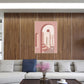 Nordic Style Teenagers Painting Building in Light Color Wall Decor, Multiple Sizes Clearhalo 'Arts' 'Canvas Art' 1728004